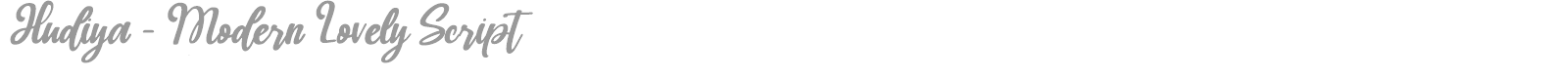 Hudiya font preview